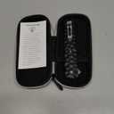 AUBEY Damascus Pocket Knife, Tanto VG10 Core Damascus Steel Folding Knives with Ball Bearing, Aluminum Alloy Non-Slip Handle and Glass Breaker, EDC Damascus Knife for Men Women (Black)