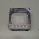  Gentle Wake Alarm White Noise Machine Digital Round Tabletop Modern with Alarm