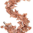 Pink Fall Garland, Fall Garland Maple Leaf, 6FT/PCS for Thanksgiving Christmas Home Outdoor Wedding Decoration (1Pcs) -C