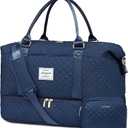 LOVEVOOK Travel Duffle Bag,Weekender Bags for Women with Shoe CompartmentCarry on Overnight Bag with Toiletry Bag,Gym Duffel Bag with Wet Pocket, Hospital Bags for Labor and Delivery (Extra Large)