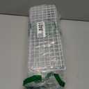 Kaforise Hanging Basket for Wire Wall Grid Panel, Multi-function Wall Storage and Display Basket, Flower Pots Shelf Balcony Plant Storage Holder, Extra Large Size, White Painted