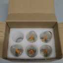 Hompavo LED Flame Light Bulbs E26 Base, Upgraded 3 Modes Flickering Candle Bulbs for Halloween Christmas Party Porch Indoor & Outdoor Decoration – 6 Pack