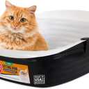 Petmate Arm & Hammer Large Sight Box, Lift to Sight, No Scoop Cat Litter Tray with Microban, Made in the USA