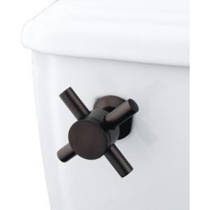 Kingston Brass KTDX5 Concord Cross Tank Lever, Oil Rubbed Bronze, 3-1/16-Inch Handle Length