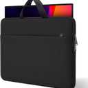 22 Inch Portable Monitor Case Carrying Sleeve Compatible with ASUS Zenscreen/Most 22" Portable Monitor, Shockproof-Padded Monitor Bag with Accessory Pocket & Handle