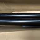Double Curtain Rod 140 to 195 Inch, HOTOZON 1 Inch Heavy Duty Double Curtain Rods for Windows 128 to 191 Inches(10.6-15.9 ft), Telescoping Drapery Rod with Simple End Finials, Black