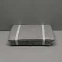 Criusia Closet Organizers Bins 6 Pack - Large Closet Shelf Organizer with Handles - Fabric Trapezoid Home Organization and Storage Baskets for Organizing Clothes Toy Blanket Towel Purse Hats (Grey)