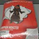 Morph Scary Pumpkin Costume With Pitchfork and Mask, Scary Halloween Costumes For Kids Pumpkin Costume Kids Reaper Costumes (Large)