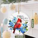 3 x Cardinal Christmas Ornament, Christmas Tree Ornaments, Keepsake Ornaments, Holiday Decor, Cardinal Gift, Remembrance or Memorial Gifts, Sympathy Gifts for Loss of Loved One