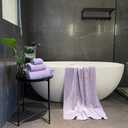 Oversized Bath Towels Extra Large 40x80 Inches Bath Sheets for Adults Super Soft Quick Dry Highly Absobent Microfiber Shower Towels (2 Piece, Lavender)…