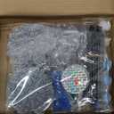 36 Sets Winter Snowflake Suncatcher Crafts Kits Christmas Snowflake Sun catcher Ornaments Decorations for Kids Classroom DIY Craft Window Paint Art Hanging Snow Suncatchers for Xmas Party Favor Home