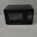 Emerson MW9255B Countertop Microwave Oven, 6 Pre-Programmed Settings, Removable Glass Turntable and Child Safety Lock, 0.9 Cu ft, 900W, Black