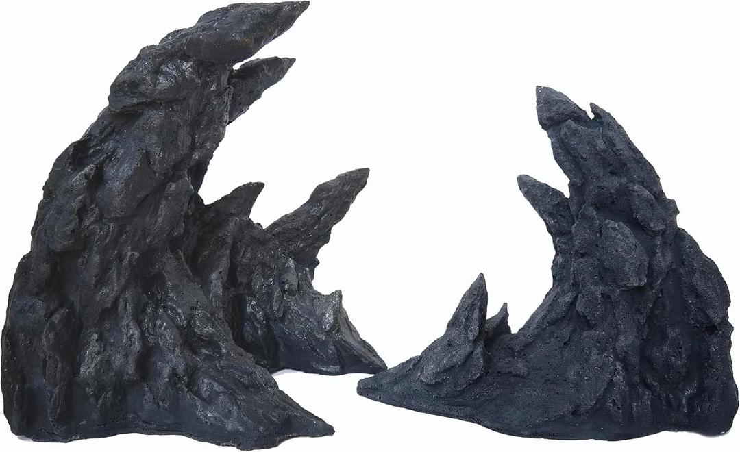 18 Inch Large Aquarium Decorations - Soul Valley Style Premium Resin Ornament for Fish Tank, Extra Wide Underwater Landscape Decor for Freshwater/Saltwater Tanks (XL Size, Superior Handcrafted Detail