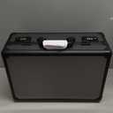 Graded Card Case with Individual Slots Storage Box, Trading Card Cases for Sports Cards with Combo Lock, Card Slab Case for Baseball Cards Storage, Graded Cards Display Box X-Large (Black)