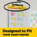 Post-it Super Sticky Easel Pad, 30 Sheets Per Pad, 4 Pads, Large, White Lined, Premium Self Stick Flip Chart Paper, Teacher Anchor Chart, Super Sticking Power