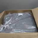 Wellsin Chair Cushions for Dining Chairs 4 Pack - Kitchen Chair Cushions with Ties and Non-Slip Backing - Dining Chair Pads 16"X16"X2", Dark Gray