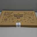 YALLOVE Balloon Column Stand Kit Sets of 2, 7 Feet Height Adjustable Balloon Tower Pillar with Reusable Metal Telescopic Design for Birthday, Wedding, Baby Shower, Graduation Party Decoration