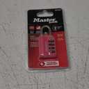 Master Lock 4691DWD TSA Approved Set Your Own Word Combination Lock,1 Pack, Colors May Vary