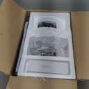 36 inch Plug-In Outdoor Ceiling Fan with Lights and Remote,LED Gazebo Hanging Fan with Hook,Dimmable Gazebo Fan,3000-6500k,Portable Fan for Gazebo,Balcony,Patios,Garage,Bedroom (Black)