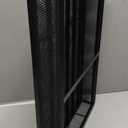 Desk Organizer and Accessories, 2-Tier Computer Monitor Stand Rise with Storage Drawer & 2 Pen Holders, Laptop & Printer Stand for Desktop, Workspace Organizers for Office Supplies (Black)