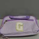 YOOLIFE Pencil Case for Girls, Cute Pencil Pouch Pen Case, Large Capacity Aesthetic School Supplies for Teen Girls, Purple G