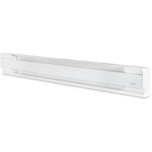 Stelpro Brava Electric Baseboard Heater – 1000W / 240V - 48" L x 5 7/8" H – Rounded Corners – Durable Steel Convection Heater for Quiet, Even Heat (AB41002W) – White
