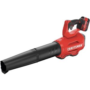 CRAFTSMAN 20V MAX Cordless Leaf Blower, Battery & Charger Included (CMCBL720M1) Red