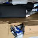 Drive Medical Blue Streak Lightweight Wheelchair - Portable Folding Mobility Aid - Swing-Away Footrests - Desk Arms - Durable Steel Frame - Easy Transport & Storage - 20-Inch Seat