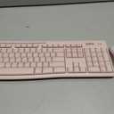 Logitech MK270 Full Size Wireless Keyboard and Mouse Combo - Rose