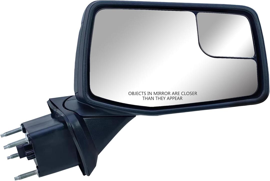 Replacement Passenger Right Side Door Mirror Power Heated Glass Textured Back Cover For Chevrolet Silverado GMC Sierra From 2019 To 2023