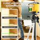 Self Leveling Laser Level with Tripod,DEGLASERS Green Cross Line Laser Level,Lazer Leveler Tool for Picture Hanging Construction Floor Tile Wall Home Renovation, Indoor Project, Battery Included