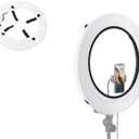 EDNEY 2 Pack Ring Ligter Diffuser Soft Elastic Cover White Light Diffuser Cloth for Photography Studio Video (White (Fits 12"" to 14"" Ring))