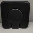 PU Commode Seat Cushion, Black Padded Cushion for Bedside Commodes, Chair, Shower Wheelchair, C Shape