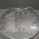 HBCY Creations Small Round Mirror, Silver 16 inch Wall Mirror for Entryway, Bathroom, Living Room and More, Modern Minimalist Mirror for Both Rustic and Boho Design and decor