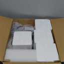 Unicozin Modern Bathroom Light Fixtures, 4 Light Vanity Lights Over Mirror, Black Wall Lamp with Clear Glass for Living Room Cabinet Bedroom Porch