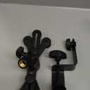 Amazon Basics Adjustable Tablet Holder for Music Stand, Secure Portable iPad Holder with 360 Degree Swivel, Fits 7-11" Screens, Black