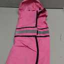 Waterproof Dog Rain Coat - Reflective Adjustable Pet Raincoat Jacket, Lightweight Dog Hooded Poncho Raincoats for Small to X- Large Dogs and Puppies (Pink, Medium)