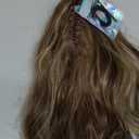 FESHFEN Ponytail Extensions, Long Claw Clip in Ponytail Hairpiece Synthetic Pony Tails Hair Piece Natural Wavy Hairpieces for Women, 20 inch Light Brown & Blonde
