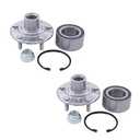 MOTOKU Pair Front Wheel Hub Bearing Kits for Honda Odyssey 2005-2010 with Nuts Clips Left and Right Side