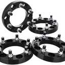 Betthand 4PK 6x5.5 to 6x5.5 (6x139.7mm) Wheel Spacers, 108mm Centric Hub Bore, M12x1.5 Studs Thread, 1 inch (25.4mm) Thickness for Toyota Tacoma, 4Runner, Tundra, FJ Cruiser