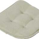 Non-Slip Chair Cushions, Assembled in USA, U-Shaped Skid-Proof Seat Pads for Dining Room, Kitchen, Office, 15"x16", 4 Pack