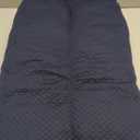 HOMBYS Shredded Memory Foam Knee Pillow for Side Sleepers, 6.5" Height Pillow Between Legs for Aligns Spine & Relieves Pressure Hip & Leg Elevation, Supportive Pillow for Pregnancy, Sciatica, Navy
