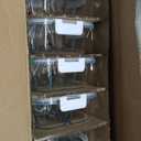 VERONES 5 Pack Glass Meal Prep Containers 3 Compartment Set, 36OZ Airtight Glass Lunch Containers, Food Storage Containers with Lids, for Microwave, Oven, Freezer & Dishwasher Friendly,White