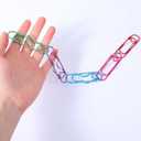 20PCS Pen Clips for Notebook, 5 Colors Heart Pen Clip for Notebook, Suitable for School Office Supplies (Pink Red Purple Green Blue)