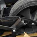 VIVOSUN Collapsible Folding Wagon, 350 lb Load-Bearing Outdoor Utility Cart with Silent Universal Wheels, Cup Holders &Side Pockets, Adjustable Handle, for Camping, Garden, Sports, Picnic, Shopping (Black)