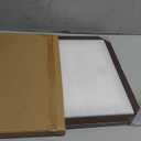 upsimples 11x14 Diploma Frame Certificate Degree Document Frame with High Definition Glass, 8.5 x 11 with mat for Wall and Tabletop, Mahogany Double Mat, 1 Pack