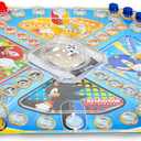 Sonic the Hedgehog Pop Up Board Game - Bundle with Sonic Board Game for Kids with Pop Up Dice Plus Stickers, More | Sonic the Hedgehog Games for Birthday Party