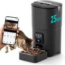 PAPIFEED Automatic Cat Feeder,Camera 1080P HD - 6L Pet Feeder, 2.4/5G WiFi Smart App Control, Bluetooth Assist Link,Wide-Angle Lens,Automatic Feeder for Small and Medium-Sized Pets (5G 1080P)