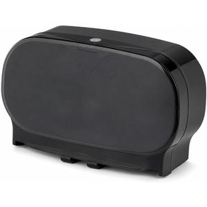 Select Toilet Paper Dispenser, Twin Roll, 6 Inch, Black Translucent, Wall Mount