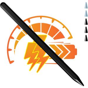 Stylus Pen for Apple iPad 11th&10th Generation(2018-2025),3X Battery Life, USB-C Fast Charging (10 Min), iPencil, Tilt & Palm Rejection, Compatible w/6-10 iPad Pencil,Pro (M2/M4), Air, Mini